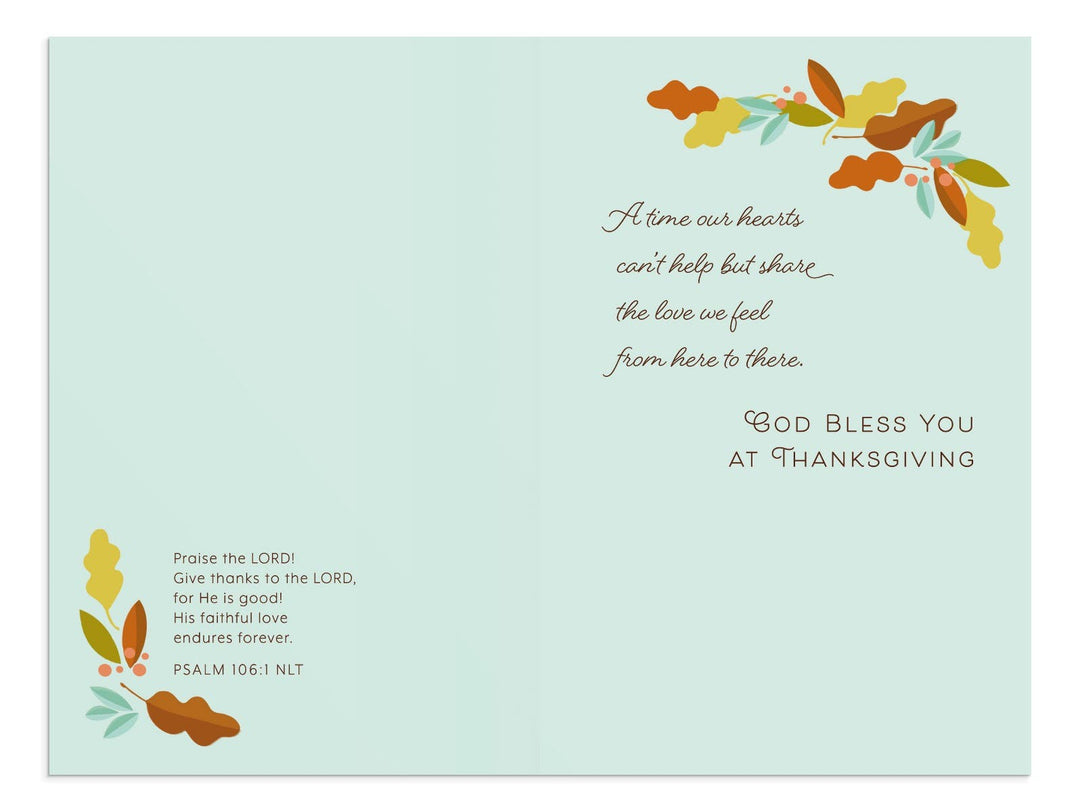 Thanking God - Thanksgiving Card