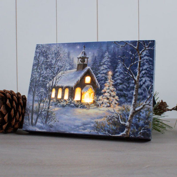 8"x6" The Capel Lighted Tabletop Canvas