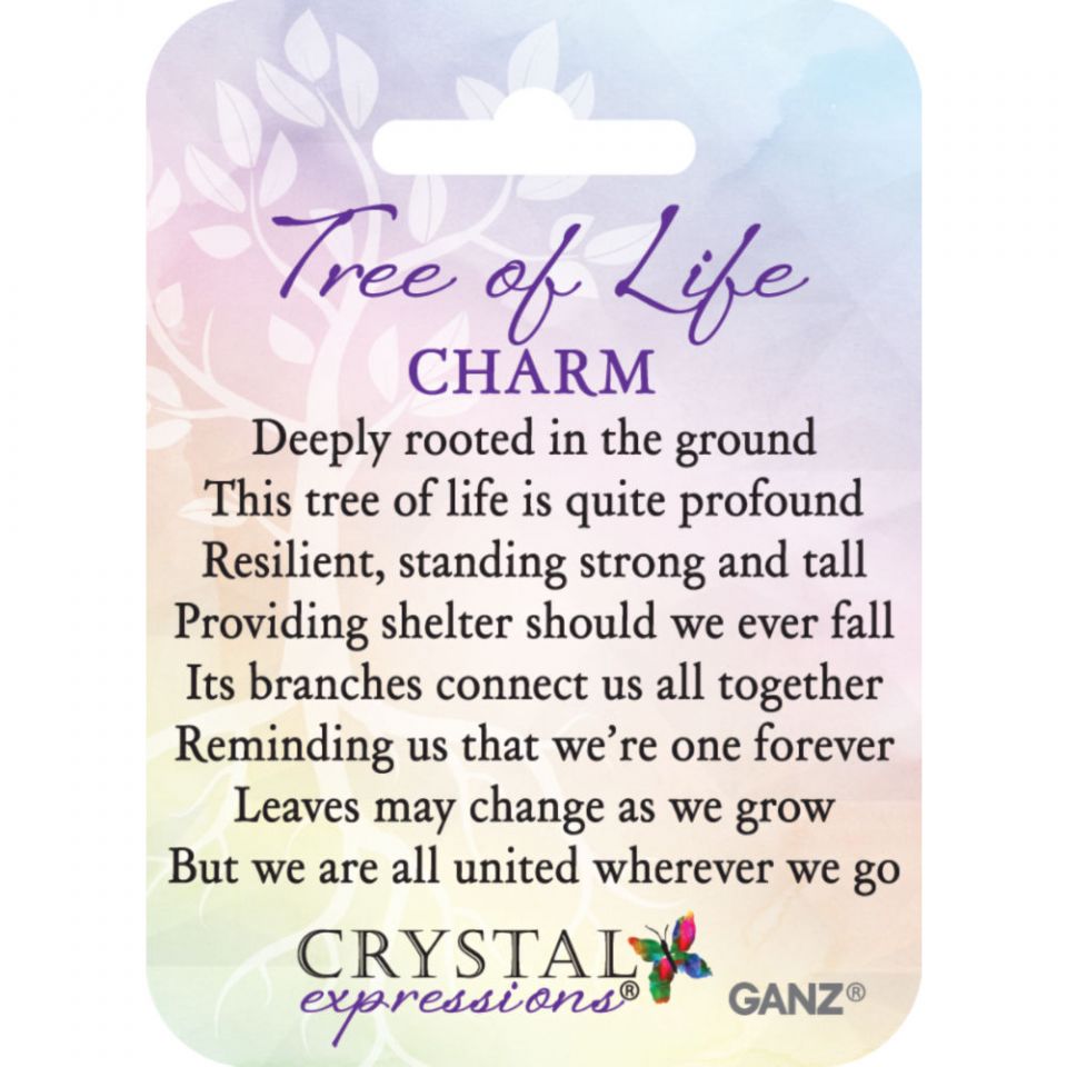 Blessed Colorful Tree of Life Charm