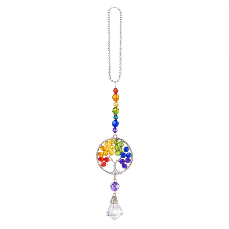 Blessed Colorful Tree of Life Charm