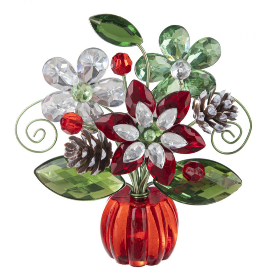 Holiday Wishes Posy Pot