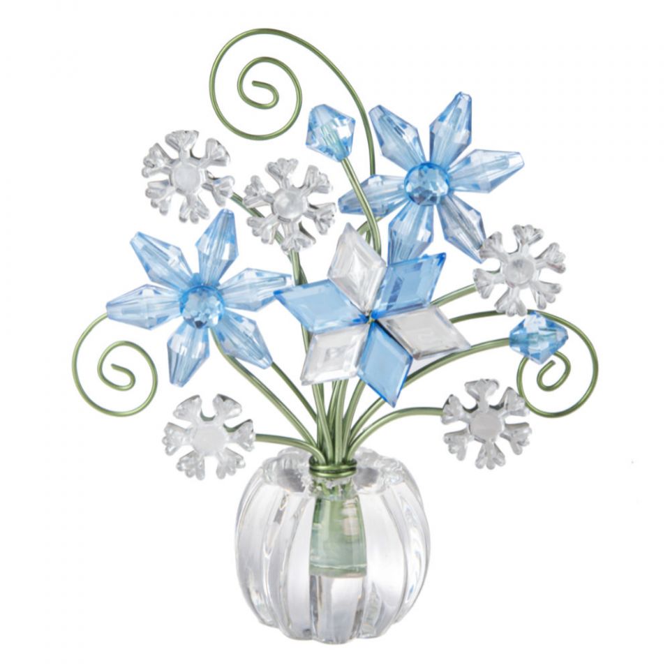 Snowflake Posy Pot