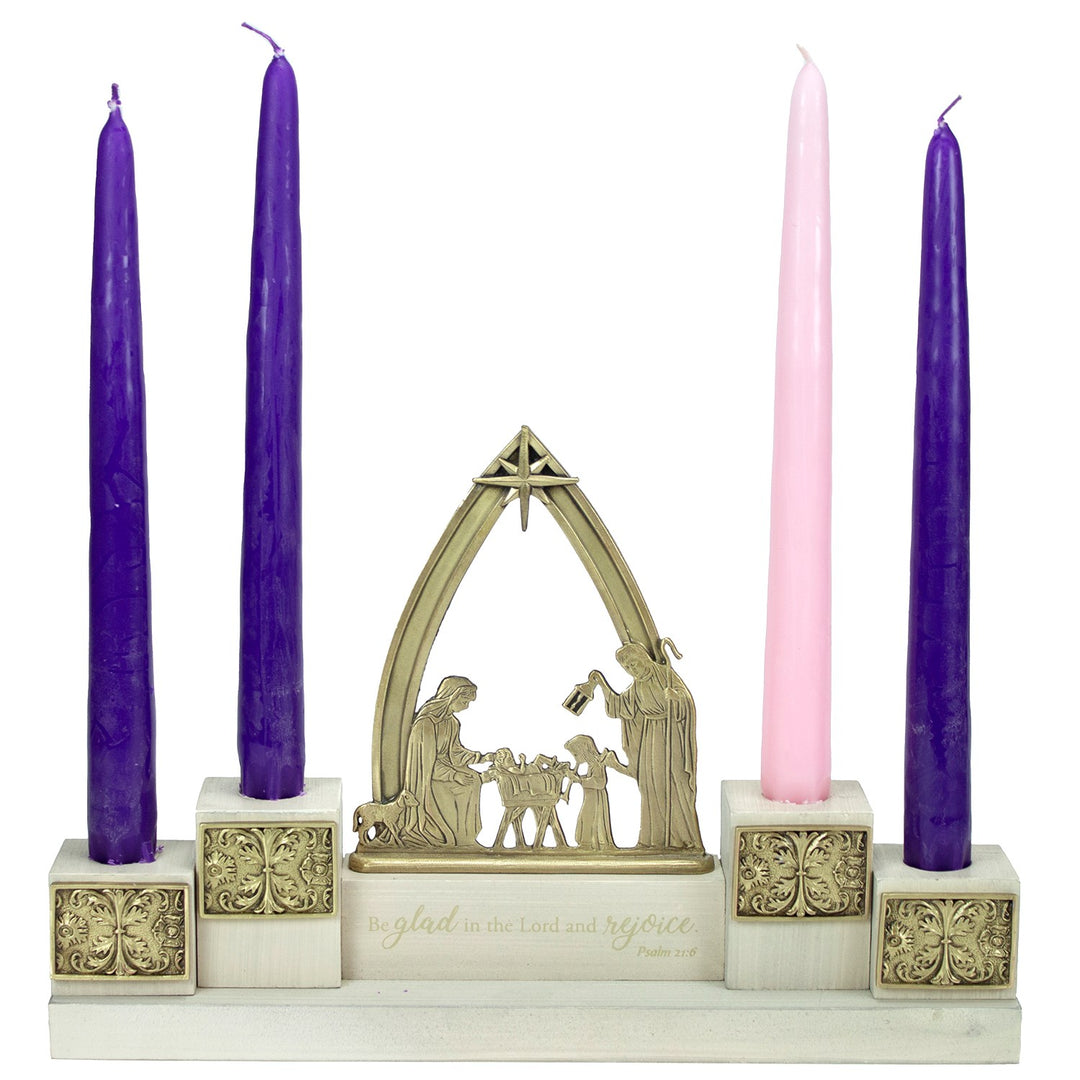 Holy Family Advent Candle Holder