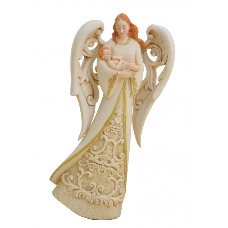 7" Guardian Angel Resin Statue