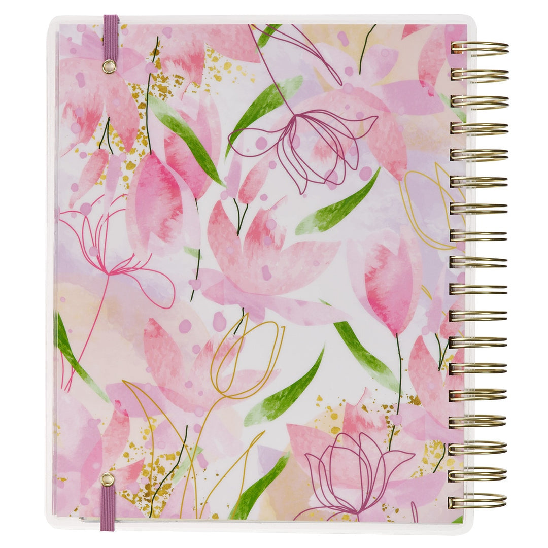 God Refreshes My Soul 18-Month Planner with Elastic Closure - Psalm 23:3