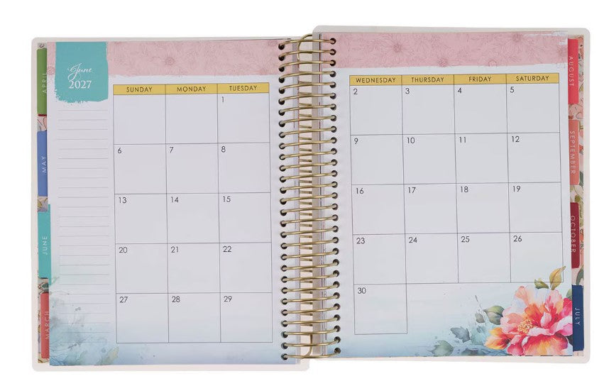 2027 Pray More Worry Less 18-Month Spiral Planner