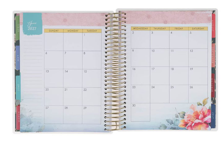 2027 Be Still and Know 18-Month Planner with Elastic Closure - Psalm 46:10