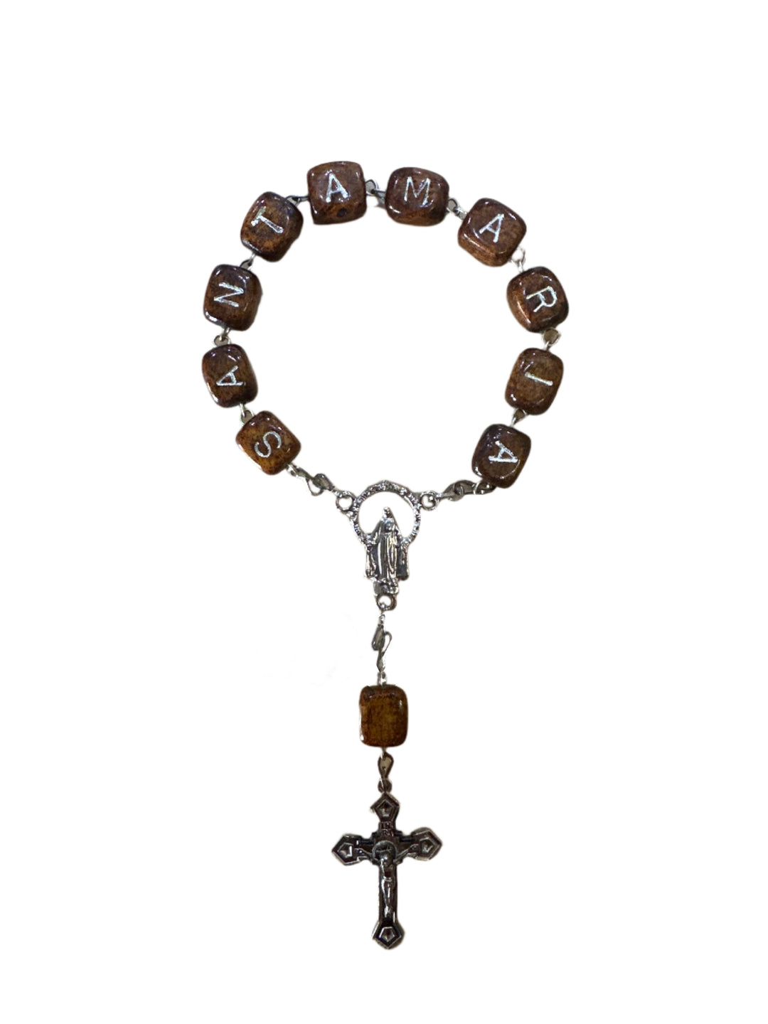 Single Decade Marian Rosary - Brown