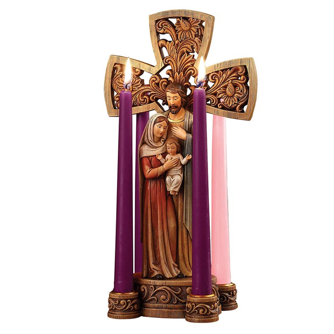 Holy Family Cross Advent Wreath