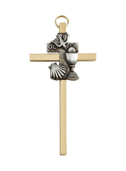 4.25" Brass OCIA Cross