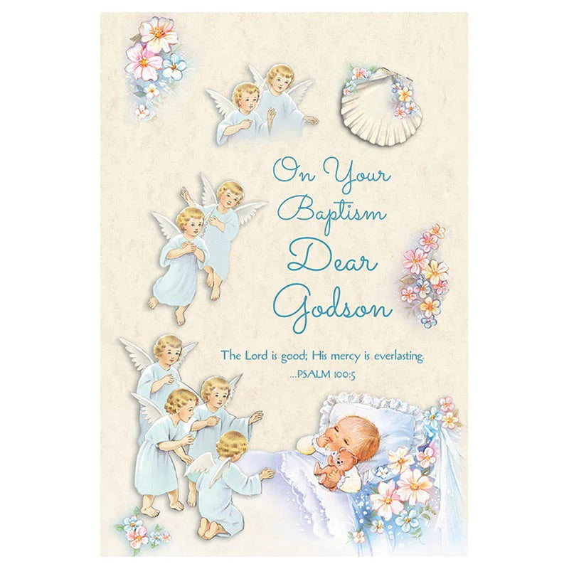 On Your Baptism, Dear Godson Card