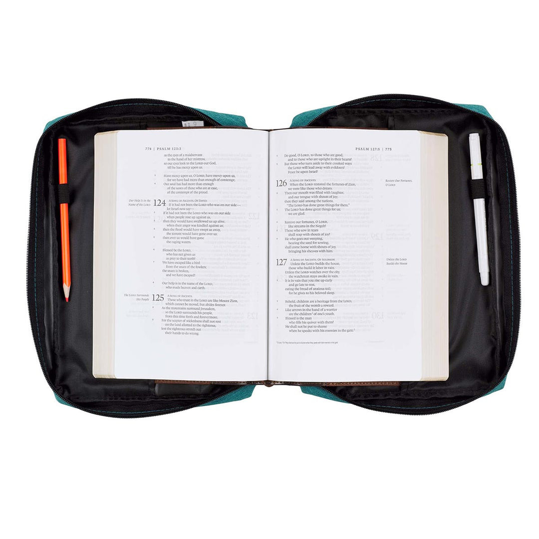 Strength And Dignity Teal Value Bible Cover