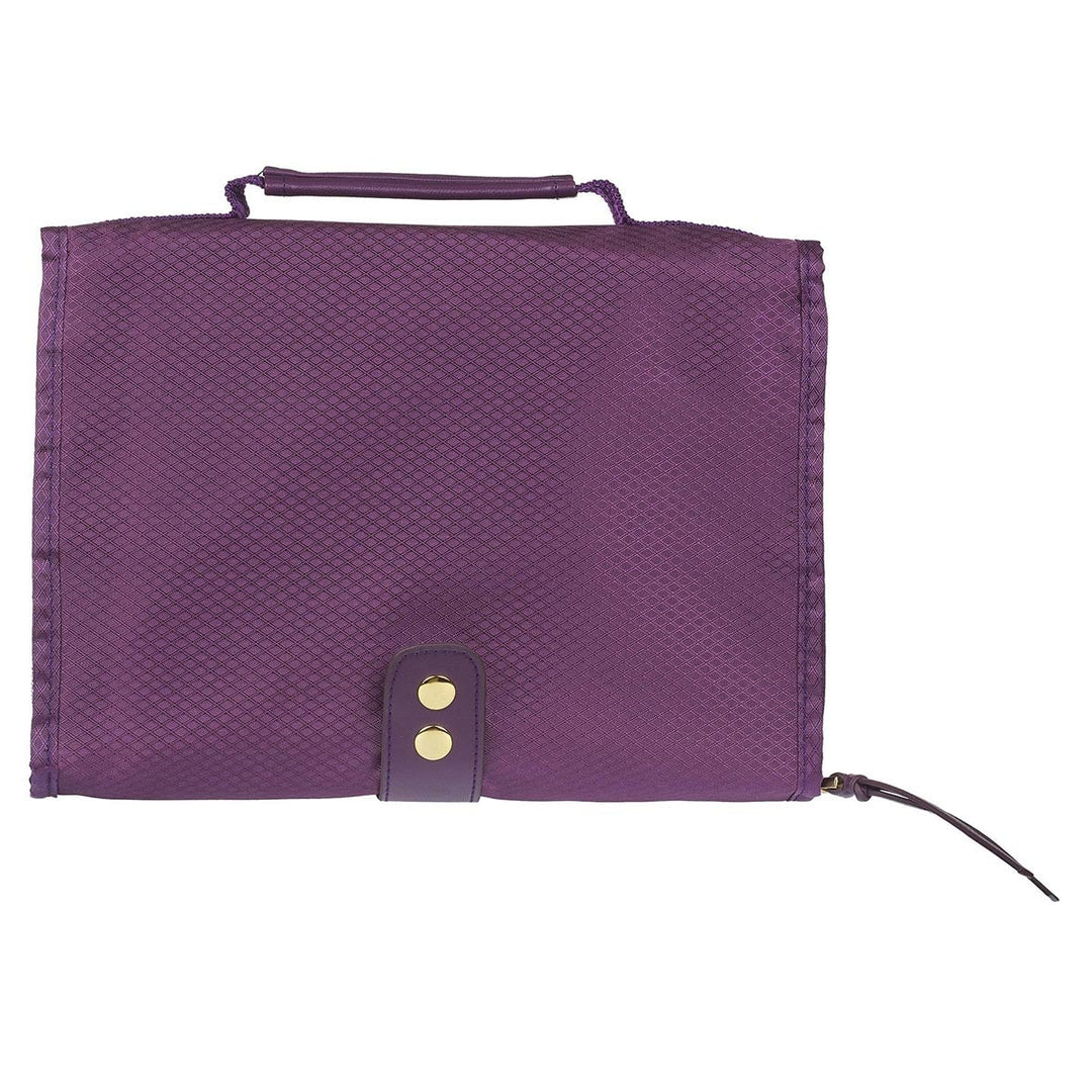 Grace Purple Tri-fold Organizer Bible Cover