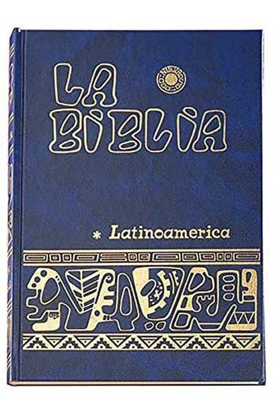 La Biblia Latinoamerica Hardcover Pocket Bible - Blue