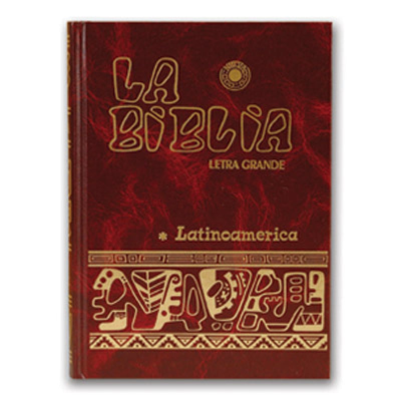 La Biblia Latinoamerica Hardcover Spanish Bible - Burgundy