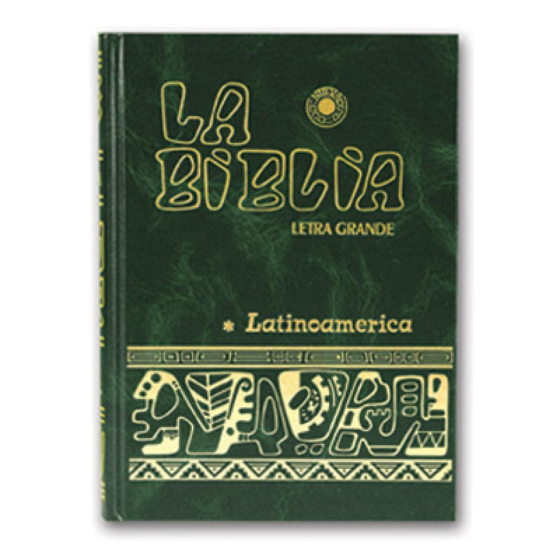 La Biblia Latinoamerica Hardcover Spanish Bible - Green