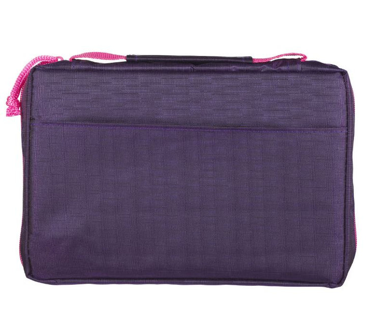 Shine For Jesus Stickers Purple Fashion Bible Cover - Proverbs 31:25
