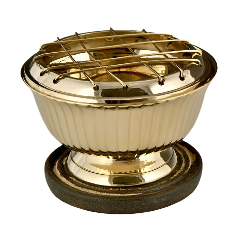 2.5" Brass Screen Charcoal Burner