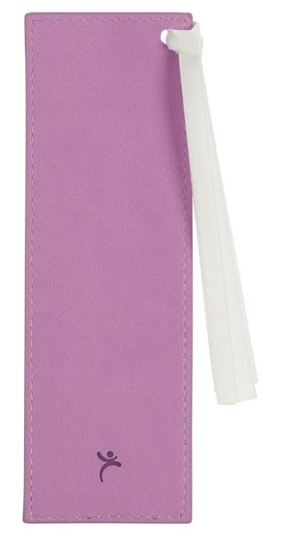 Be Still and Know Lilac Faux Leather Bookmark - Psalm 46:10