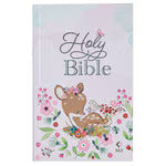 Blush Pink Hardcover NLT Keepsake Bible for Kids