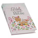 Blush Pink Hardcover NLT Keepsake Bible for Kids