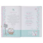 Blush Pink Hardcover NLT Keepsake Bible for Kids