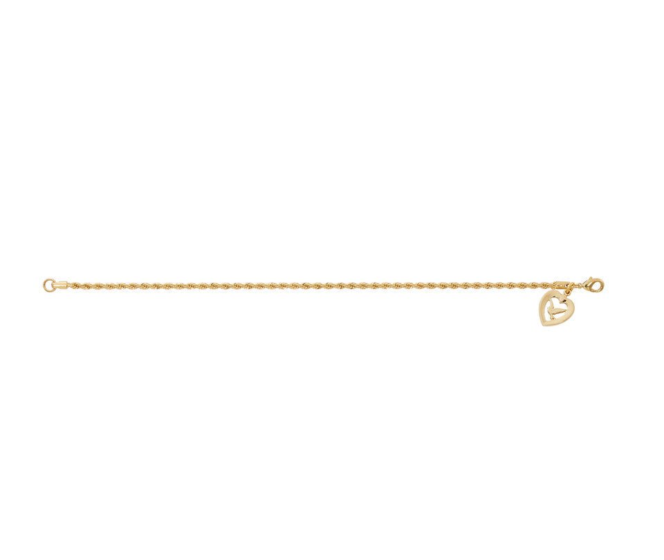 7.5" Gold Plated Holy Spirit Bracelet