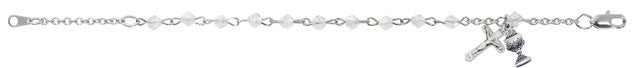 Swarovski Crystal Chalice Charm Bracelet