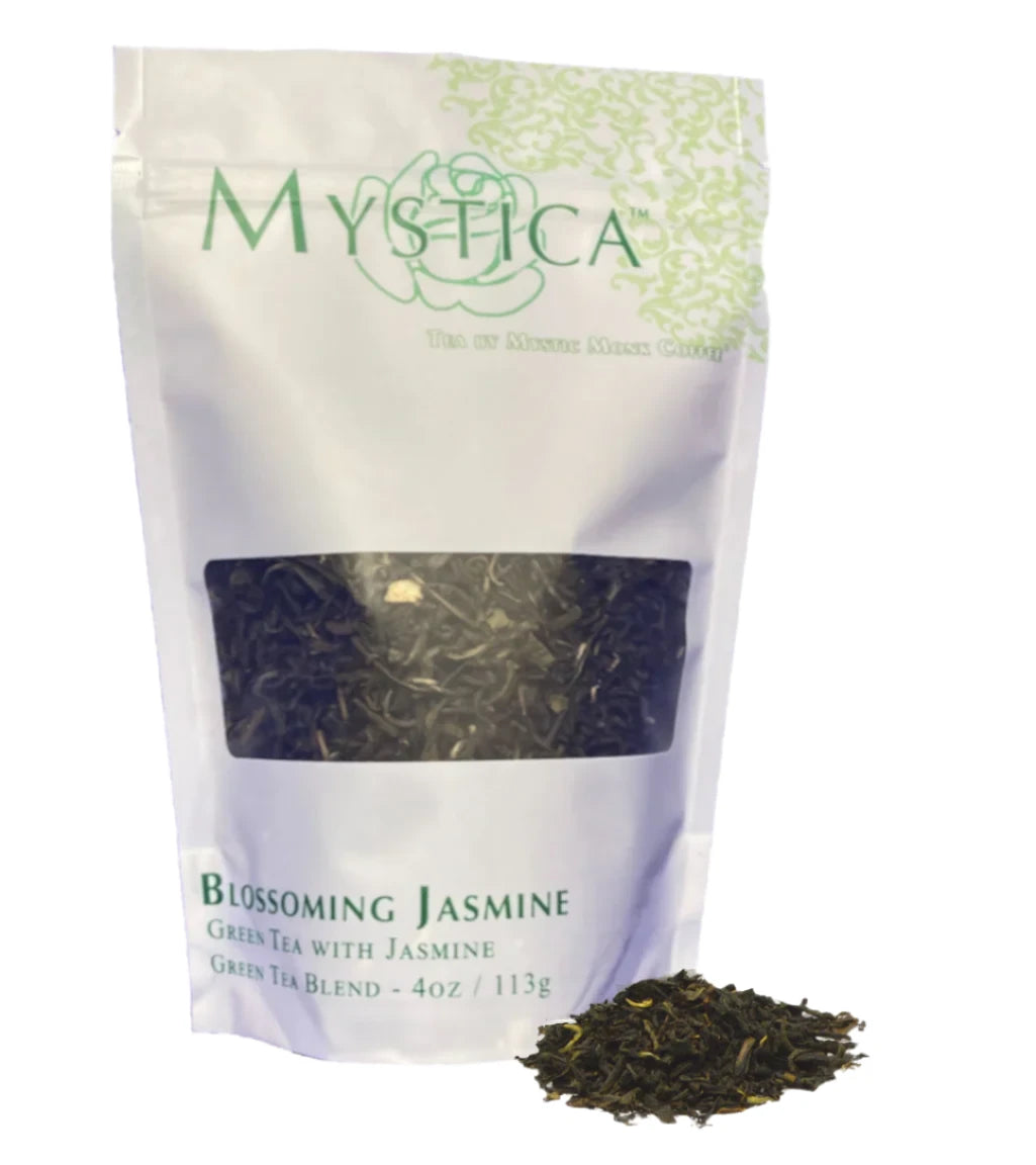 Mystic Monk Mystica Blossoming Jasmine Green Tea - 4oz Bag