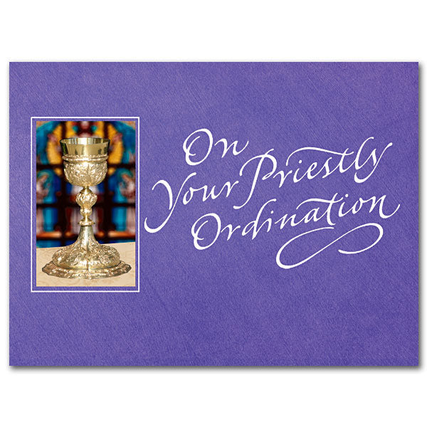 On Your Priestly Ordination Congratulations Card