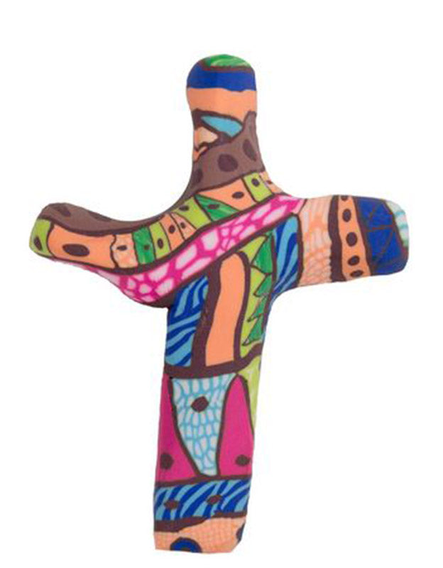 3" Mosaic Mission Comfort Pocket Cross