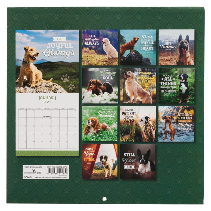 Blessed is The One 2025 Large Wall Calendar - Jeremiah 17:7