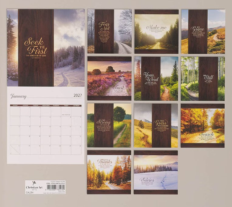 2027 Your Word Large Wall Calendar - Psalm 119:105
