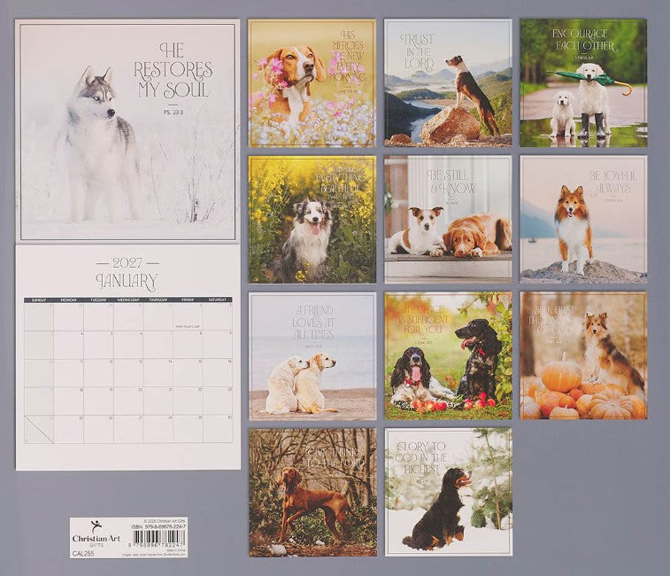 2027 Be Joyful Always Large Wall Calendar - 1 Thessalonians 5:16