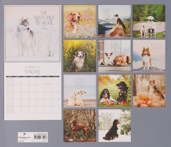 2027 Be Joyful Always Large Wall Calendar - 1 Thessalonians 5:16