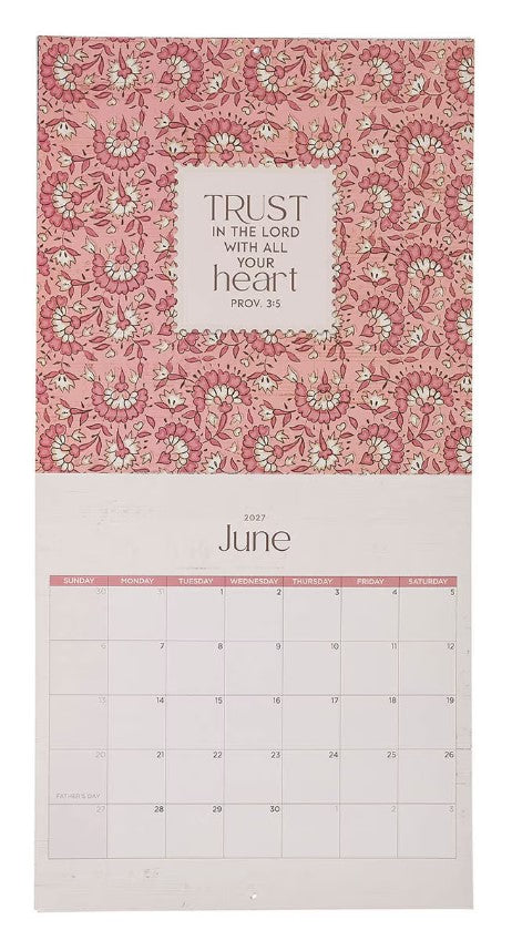 2027 Amazing Grace Large Wall Calendar