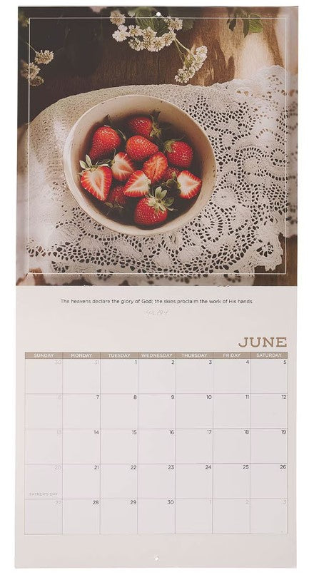 2027 The Earth is the Lord’s Large Wall Calendar - Psalm 24:1