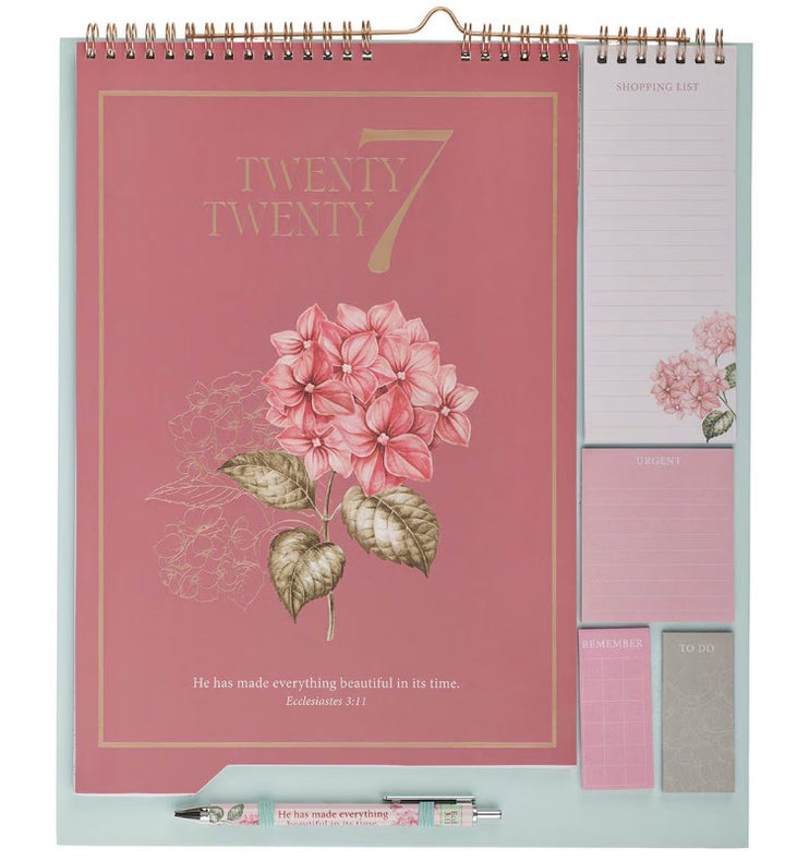 2027 All Things Beautiful Wall Calendar Organizer - Ecclesiastes 3:11