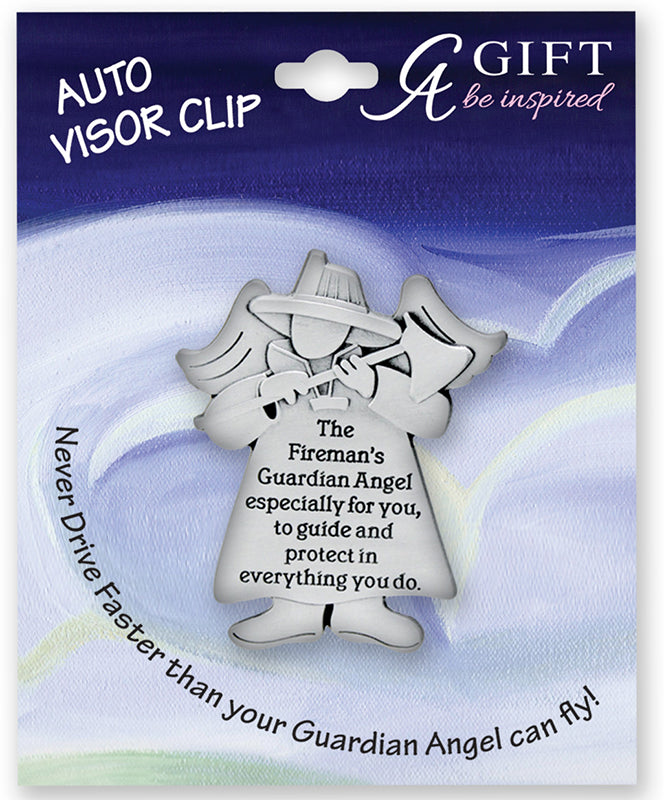 Fireman's Guardian Angel Visor Clip