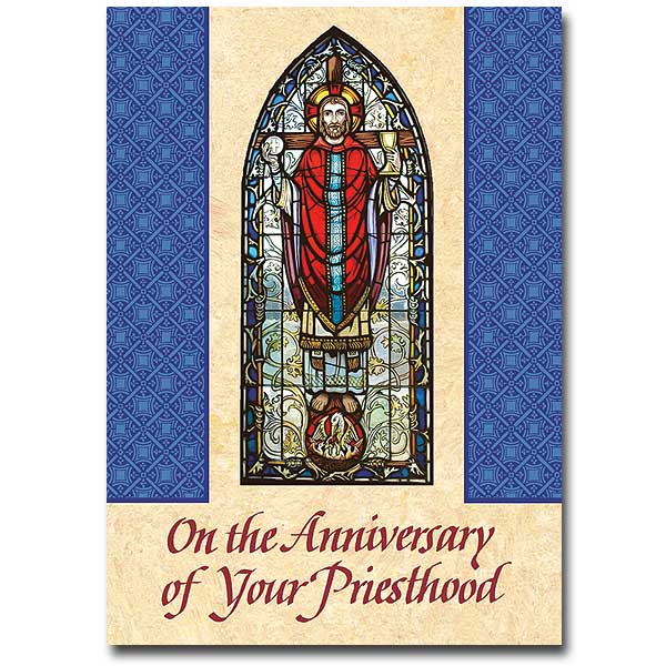 On the Anniversary of Your Priesthood Card