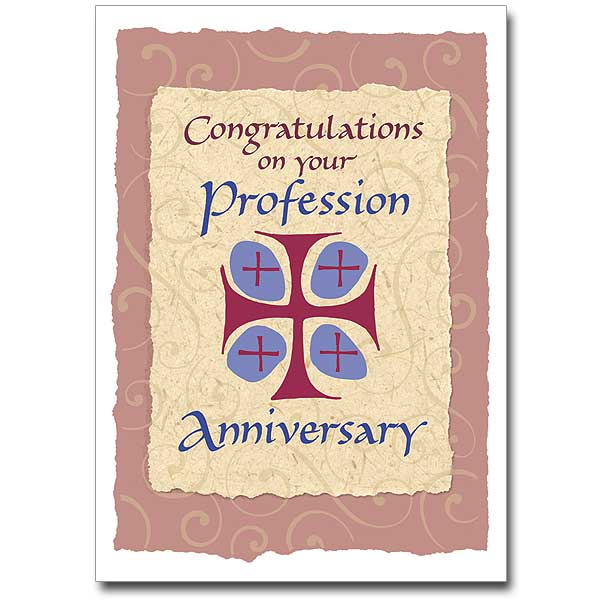 Congratulations on Your Profession Anniversary Card