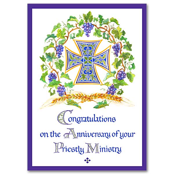 Your Priestly Ministry Ordination Anniversary Card