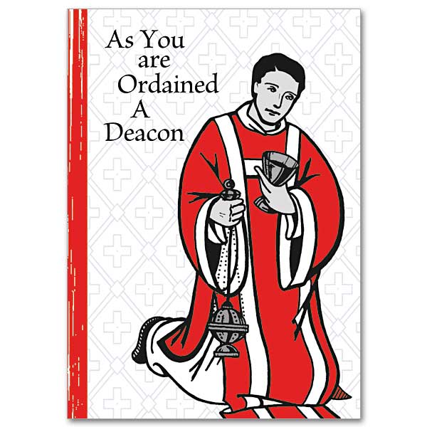 Blessings and Prayers As You are Ordained Deacon Card