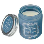 Bless You and Keep You Honeycrisp Orange Scented Candle in a Glass Jar - Numbers 6:24