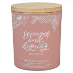 Strength and Dignity Grapefruit Scented Candle - Proverbs 31:25