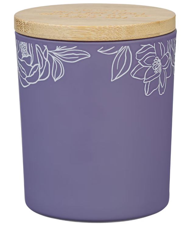 I Will Not Fear Lavender and Sage Candle in a Glass Jar - Psalm 118:6