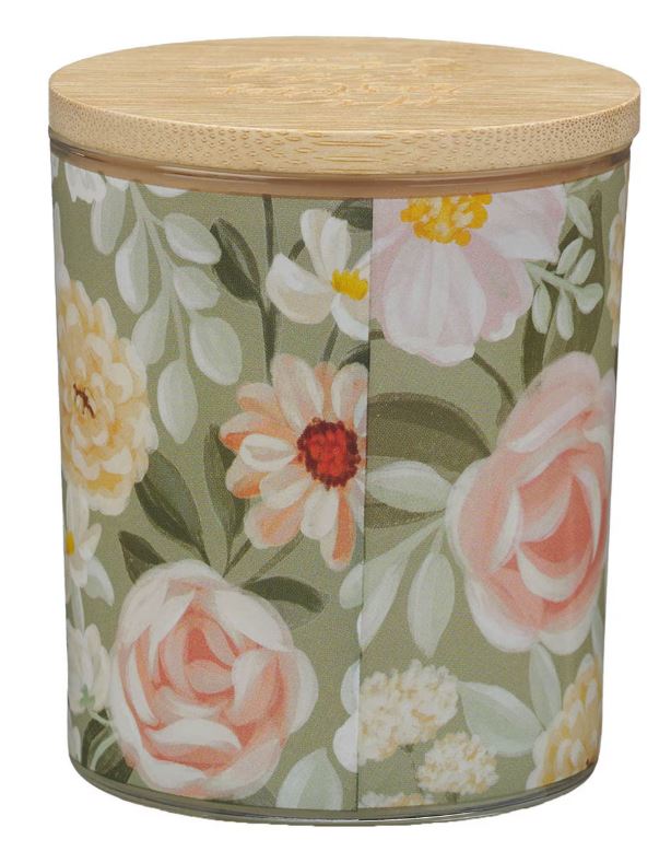 He Restores My Soul Calming Breeze Scented Candle in a Glass Jar - Psalm 23:3