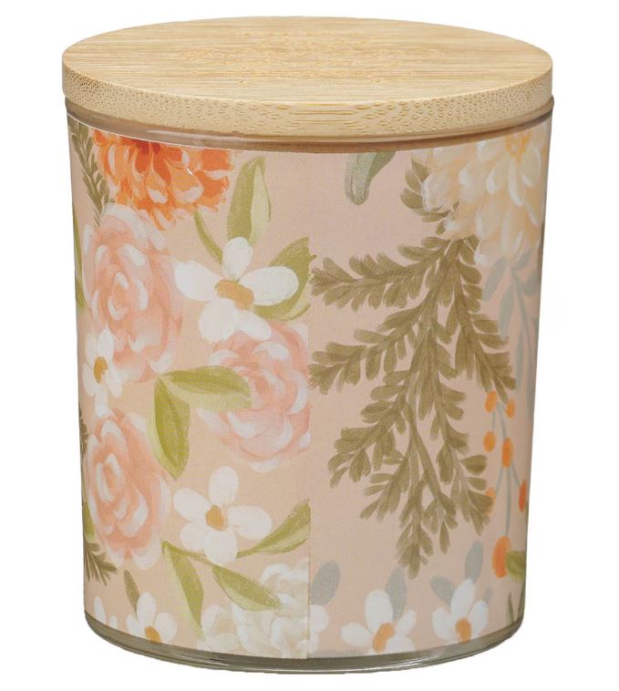 Wildflowers Honeycrisp Orange Scented Candle in Glass Jar - Luke 12:27