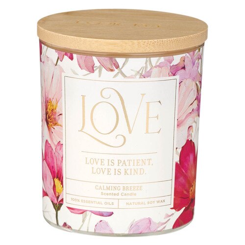 Love Calming Breeze Scented Candle - 1 Corinthians 13:4