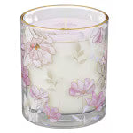 Walk by Faith Pink Aloe Bamboo Scented Candle in A Glass Jar - 2 Corinthians 5:7